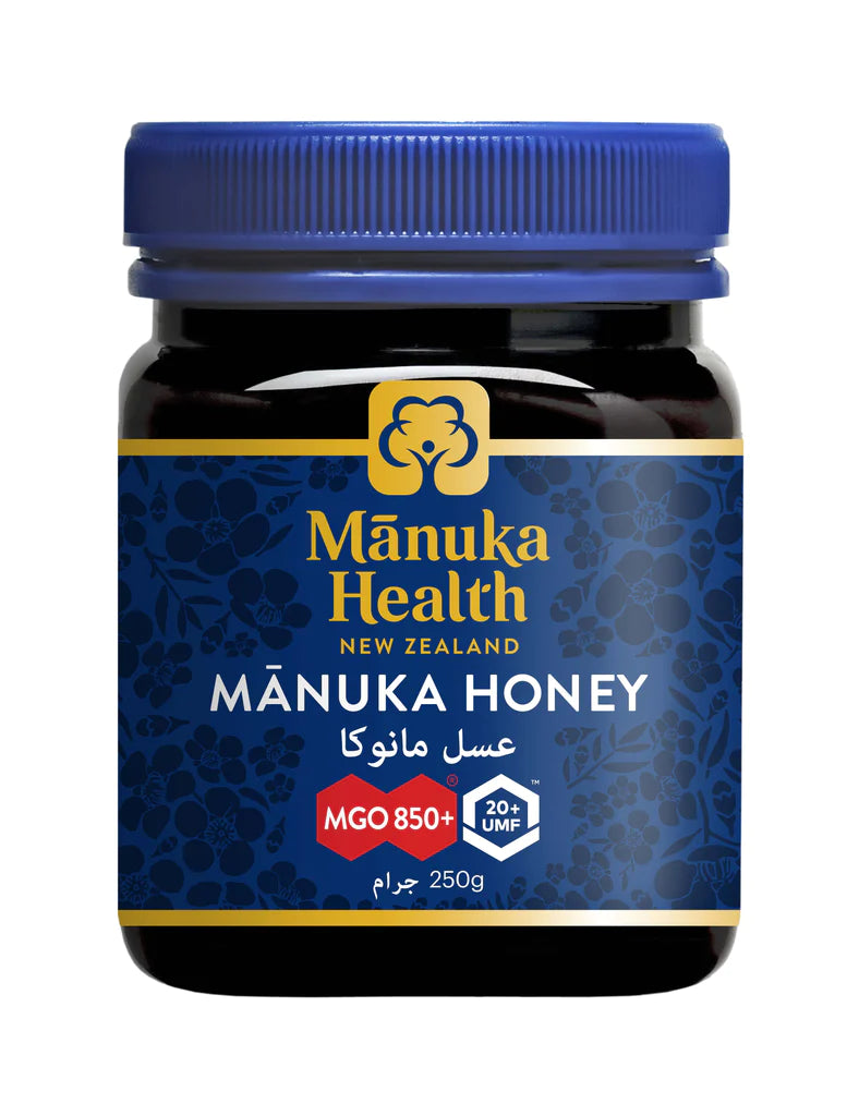 Manuka Health MGO 850+ Manuka Honey UMF 20+ 100% Pure New Zealand Honey, 250 g