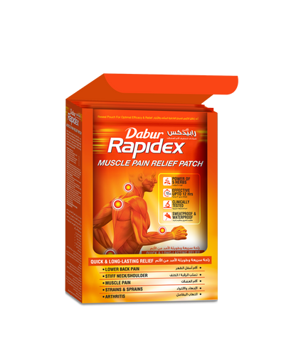 Dabur Rapidex Pain Relief Patches, 2pcs