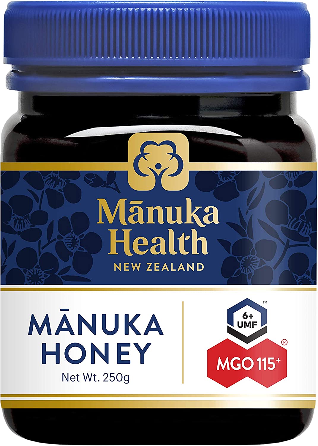 MANUKA HEALTH - MGO 115+ Manuka Honey, 100% Pure New Zealand Honey, 250 g