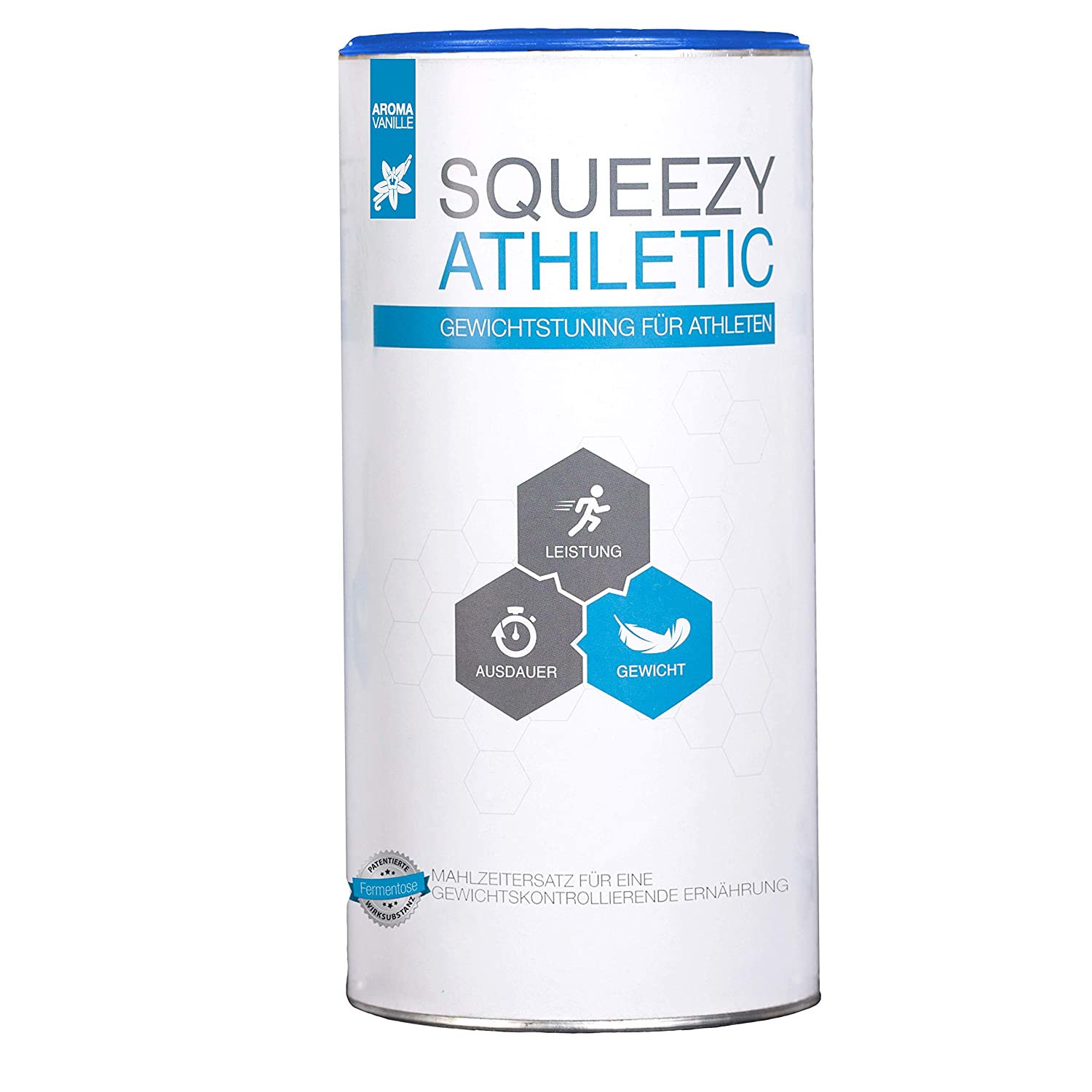 Squeezy Sports Nutrition Athletic Vanilla 550g Tub