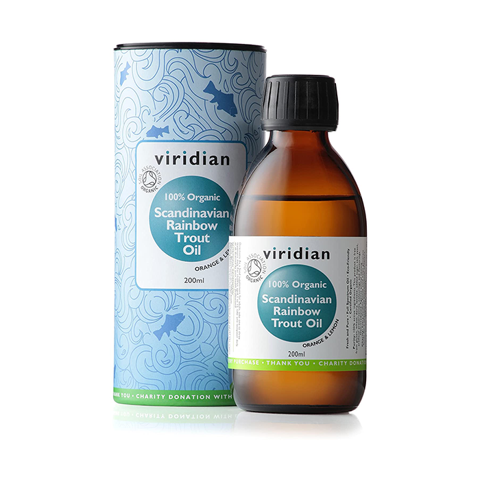 Viridian Organic Scandinavian Rainbow Trout Oil NV