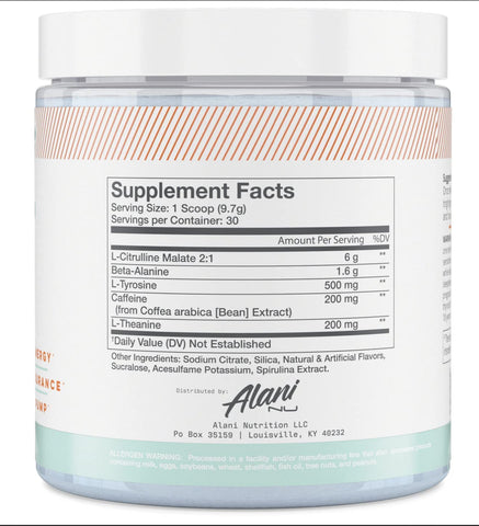 Alani Nu Pre-workout Breezeberry - 30 servings