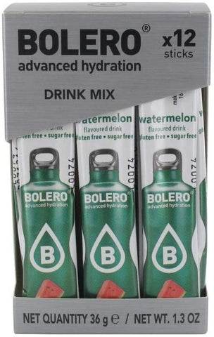 Bolero Advanced Hydration, Watermelon Flavour, 3g/pc, Pack Of 12