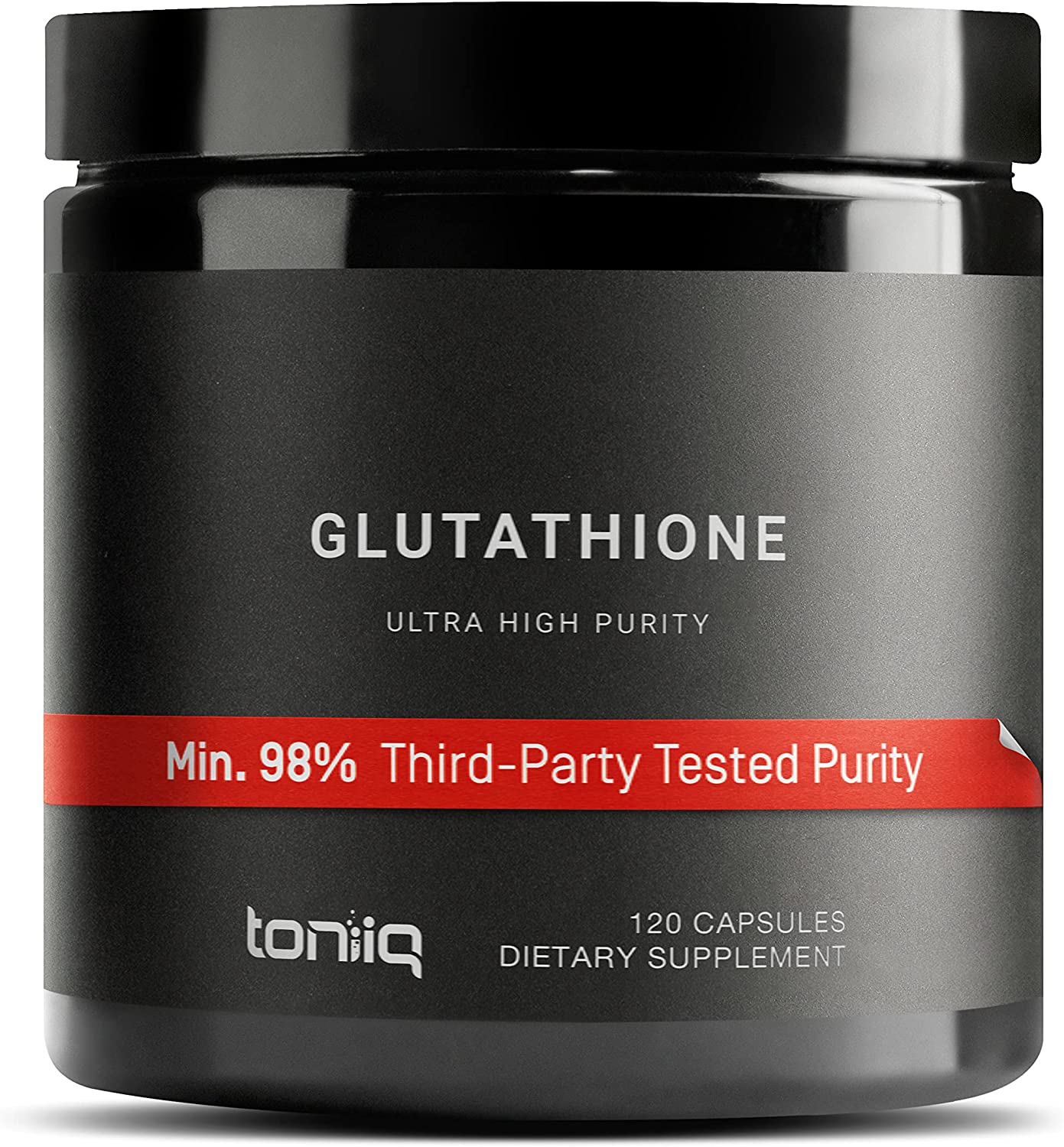 Toniiq Ultra High Strength Glutathione Capsules 1000mg with Concentrated Formula - 120 Pieces