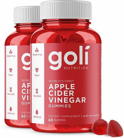 Goli Apple Cider Vinegar Gummies (60 capsules)