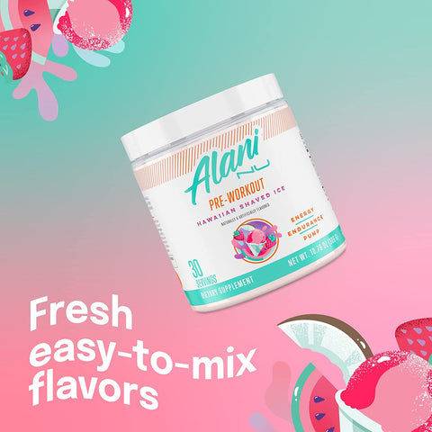 Alani Nu Pre-workout Hawaiian Shaved Ice - 30 servings