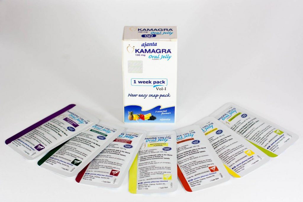 Kamagra Oral Jelly 100 mg, 7 Sachets
