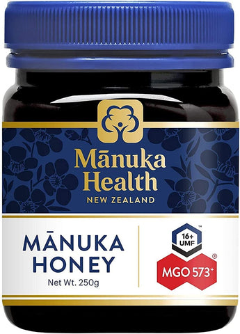 MANUKA HEALTH - MGO 573+ Manuka Honey, 100% Pure New Zealand Honey, 250 g