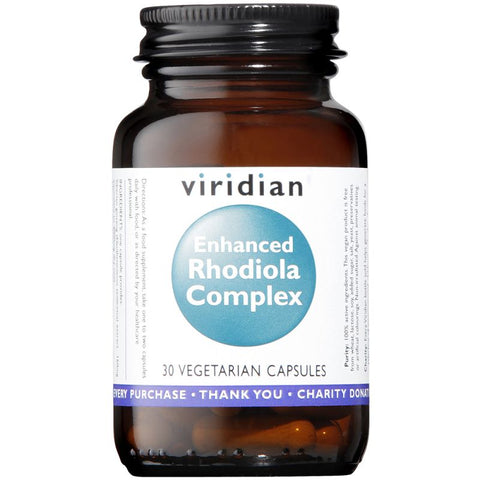 Viridian Enhanced Rhodiola Complex 30 Veg Caps