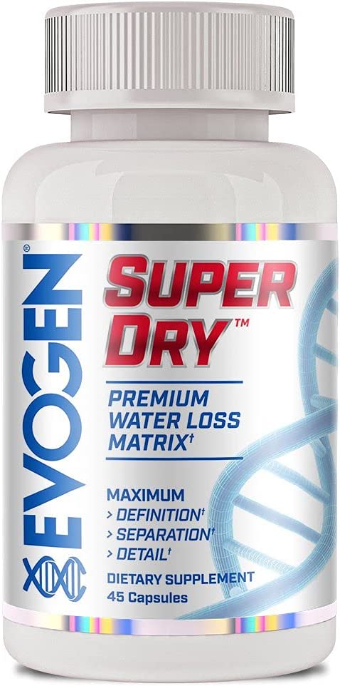 Evogen Nutrition Super Dry Water Loss, 45 Capsules – Kuwa Supplements - UAE